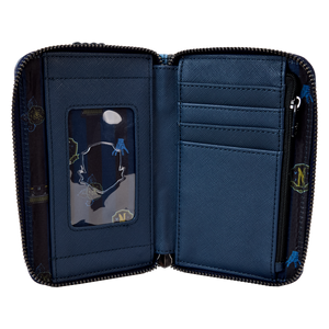 Loungefly Wednesday Nevermore Academy Castle Zip Around Wallet