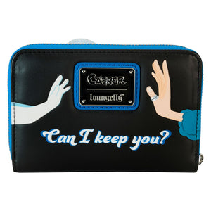 Loungefly UNIVERSAL CASPER THE FRIENDLY GHOST HALLOWEEN ZIP AROUND WALLET