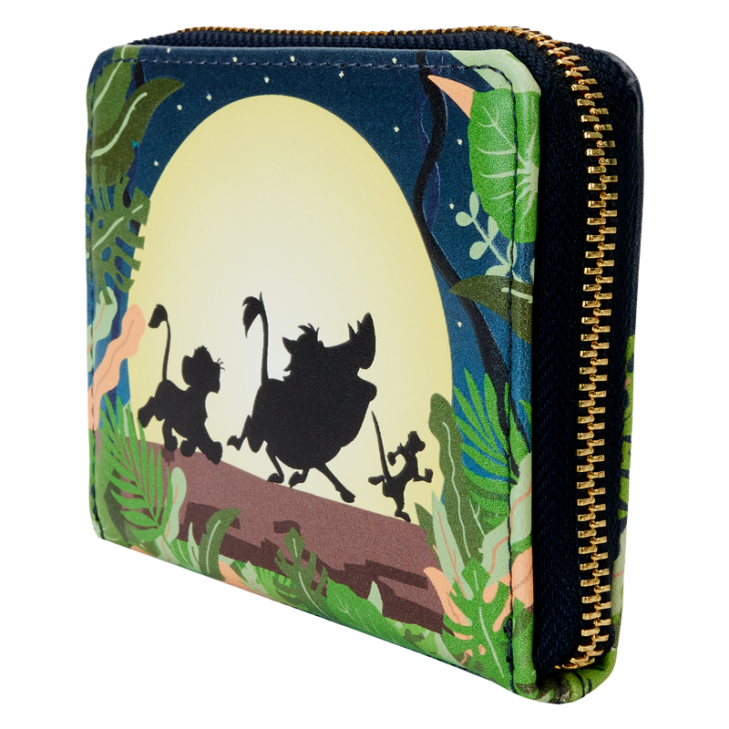 The Lion King 30th Anniversary Hakuna Matata Silhouette Zip Around Wallet