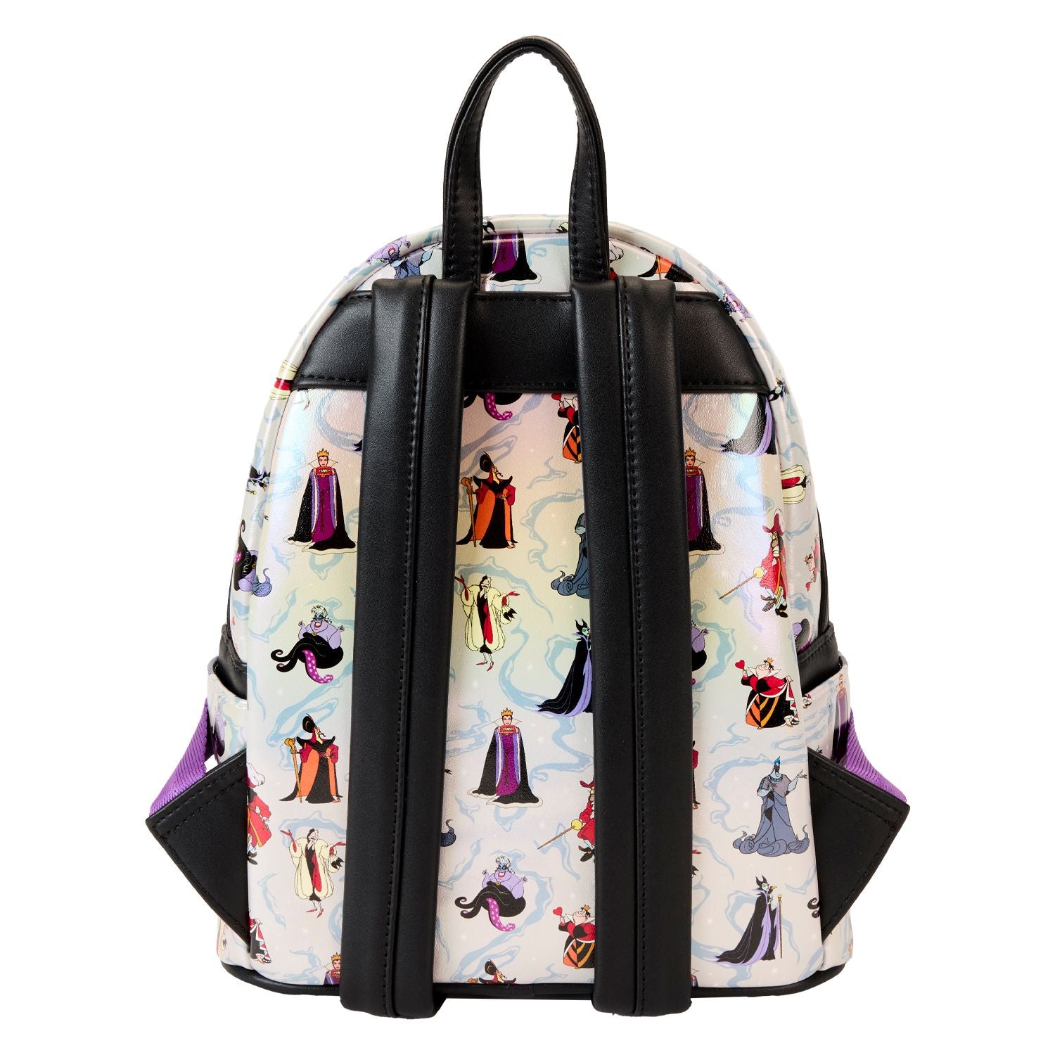 LOUNGEFLY DISNEY VILLAINS IRIDESCENT AOP MINI BACKPACK