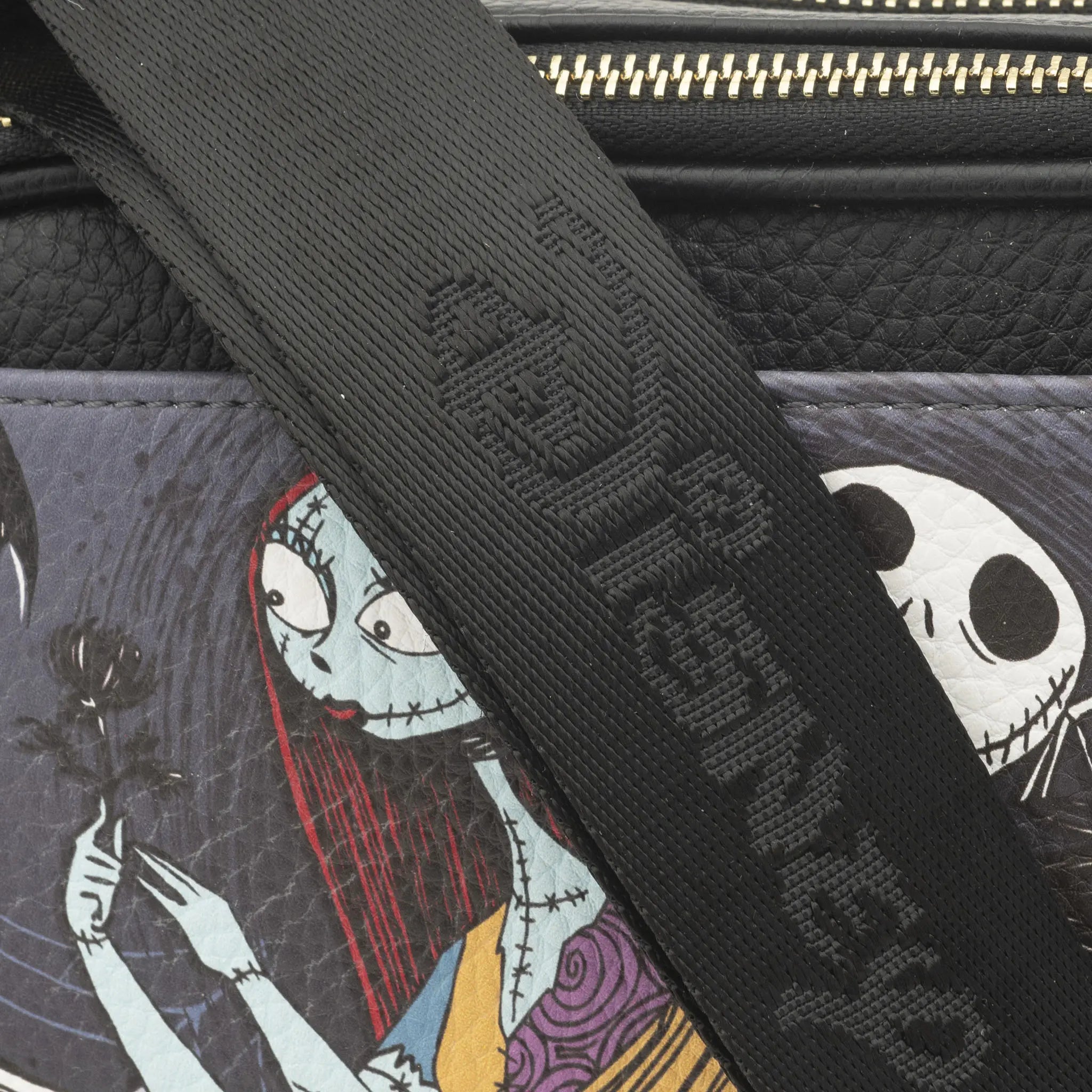 Jack and Sally Double Zipper Crossbody/Shoulder Bag