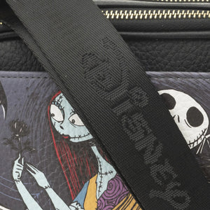 Jack and Sally Double Zipper Crossbody/Shoulder Bag