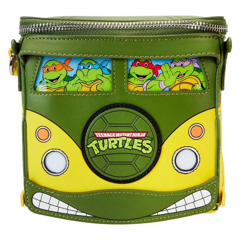 Loungefly Teenage Mutant Ninja Turtles 40th Anniversary Party Wagon Figural Crossbody Bag NEW