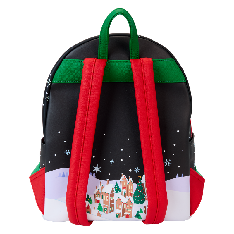 Loungefly The Nightmare Before Christmas Candy Cane Carousel Glow Mini Backpack