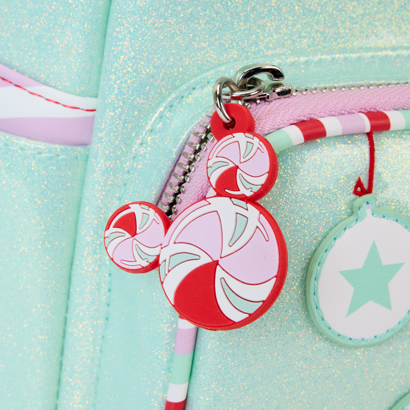 Loungefly Minnie Mouse Peppermint Ornaments Mini Backpack