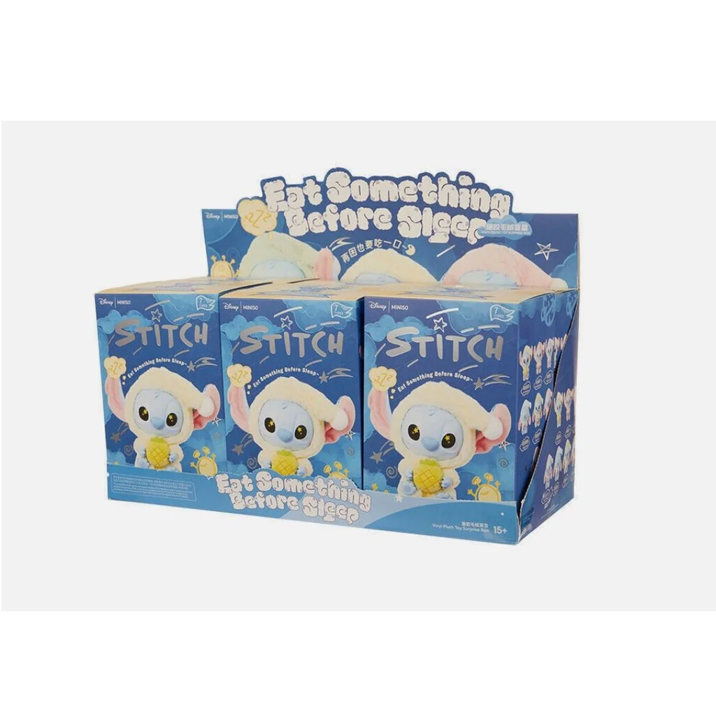 Stitch Eat Something Before Sleeping Plush 1pcs Blind Box