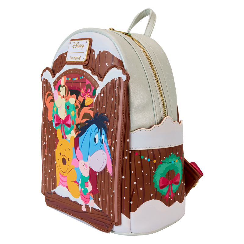 Loungefly Winnie The Pooh & Friends Christmas Greetings Light Up Mini Backpack