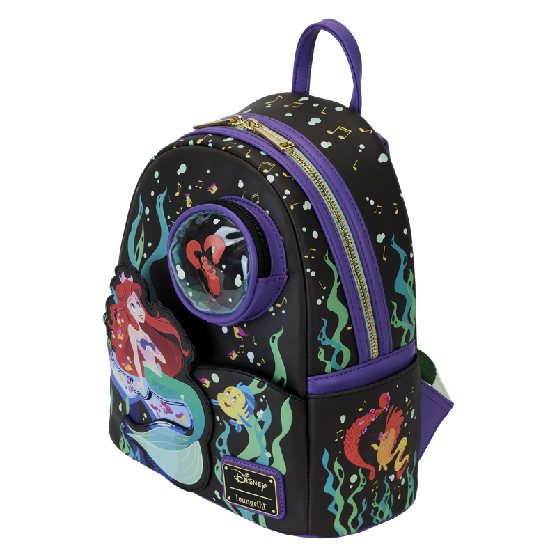 Loungefly The Little Mermaid 35th Anniversary Life is the Bubbles Mini Backpack