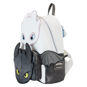 Loungefly How to Train Your Dragon Light & Night Fury Cosplay Mini Backpack