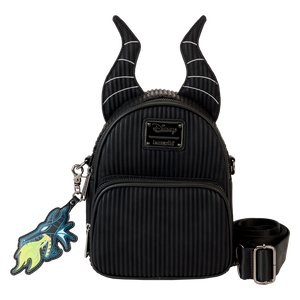 LOUNGEFLY DISNEY VILLAINS MALIFICENT CONVERTIBLE MINI BACPACK