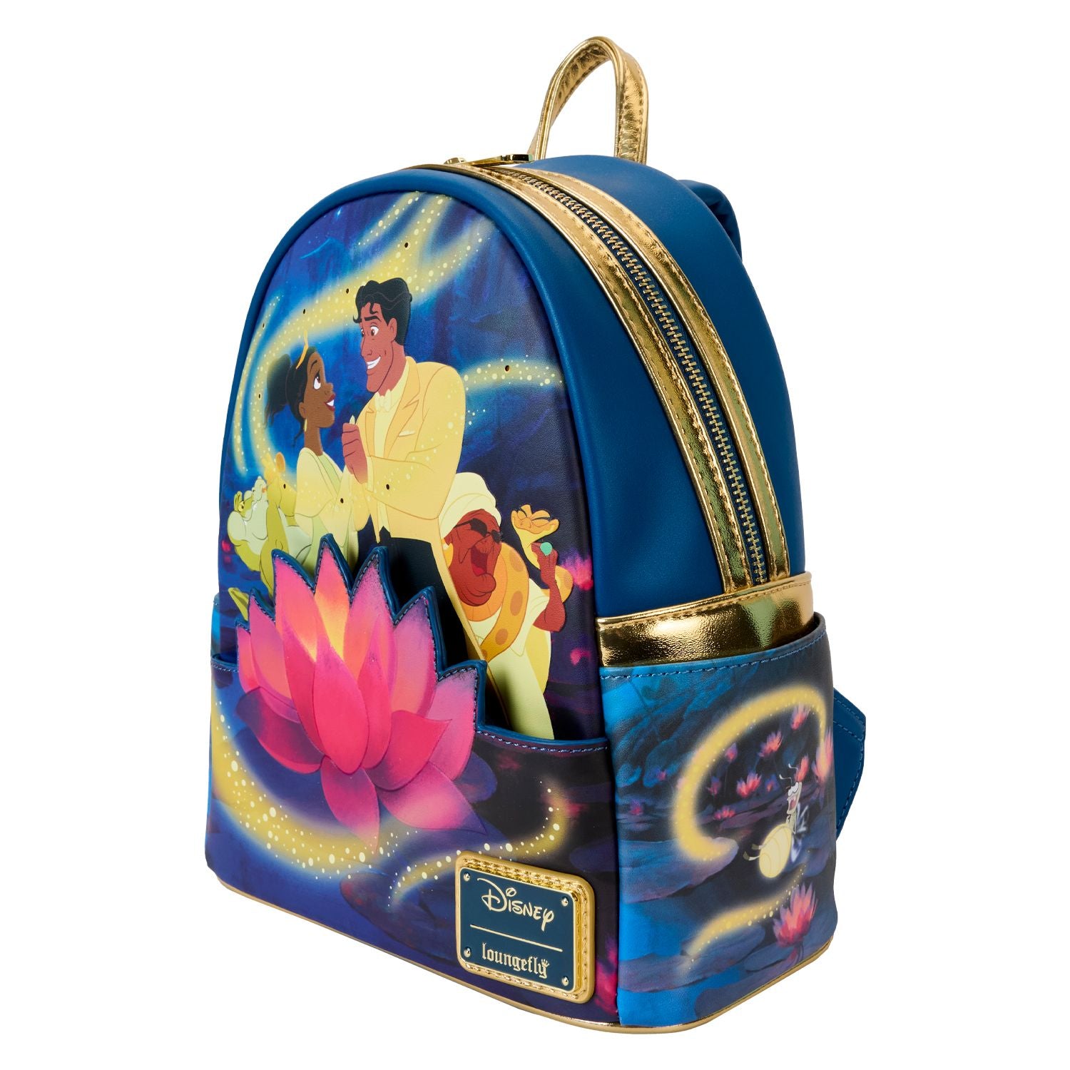 LOUNGEFLY DISNEY PRINCESS AND THE FROG 15TH ANNIVERSARY MINI BACKPACK