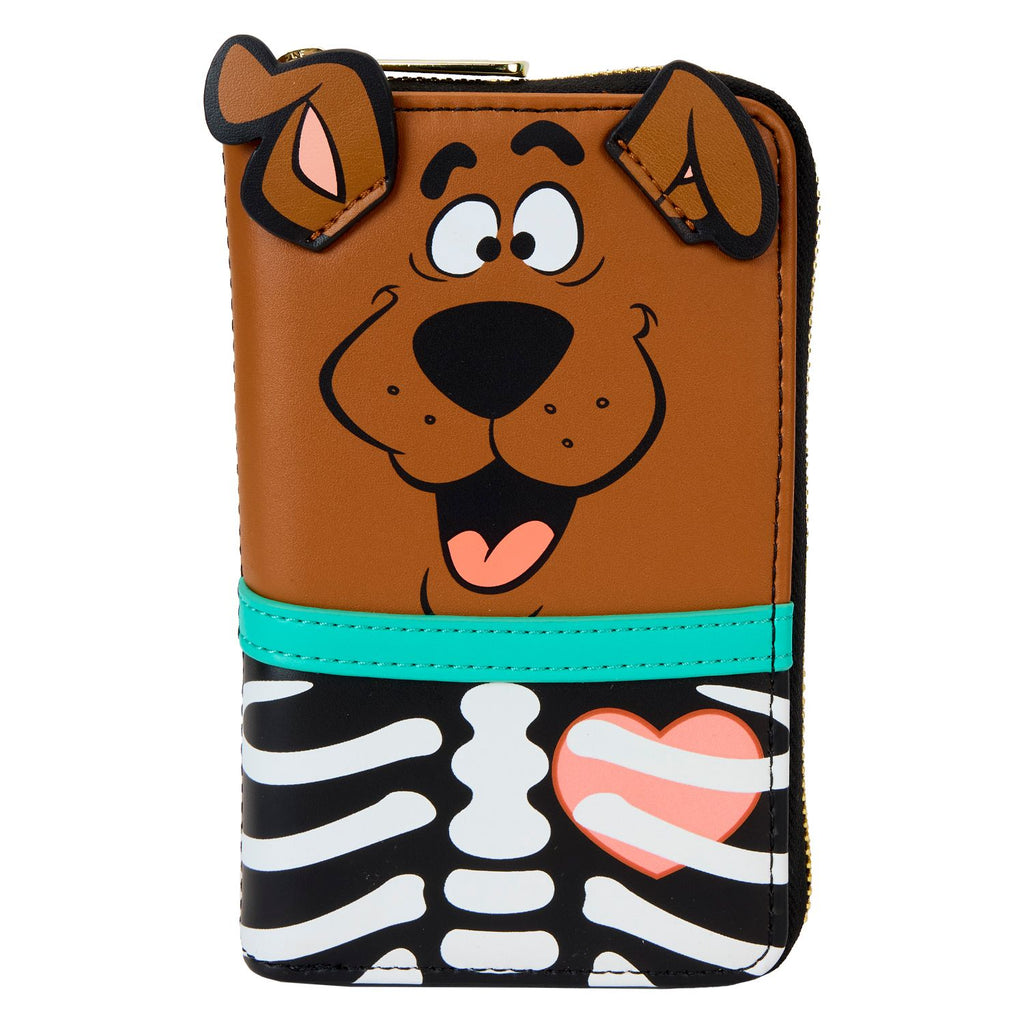 LF SCOOBY DOO SKELETON SCOOBY COSPLAY ZIP WAROUND WALLET