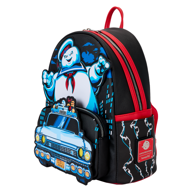 Loungefly Ghostbusters Stay Puft Ecto-1 Light Up Mini Backpack