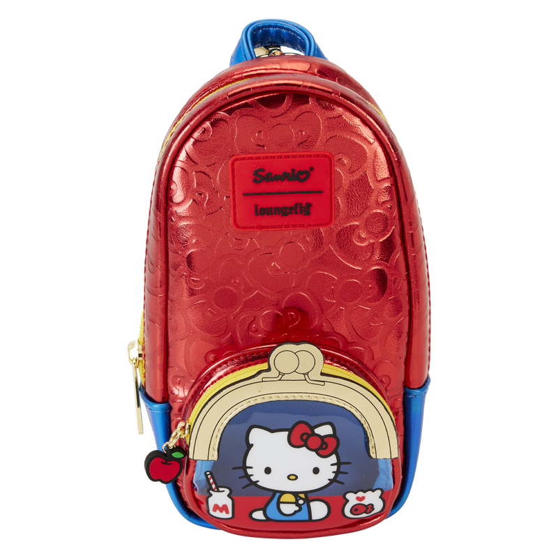 Loungefly STATIONARY SANRIO HELLO KITTY 50TH ANNIVERSARY CLASSIC MINI BACKPACK PENCIL CASE