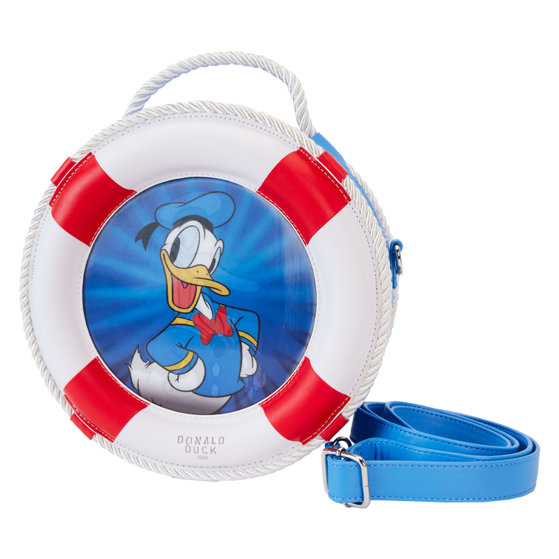 LOUNGEFLY Donald Duck 90th Anniversary Lenticular Crossbody Bag