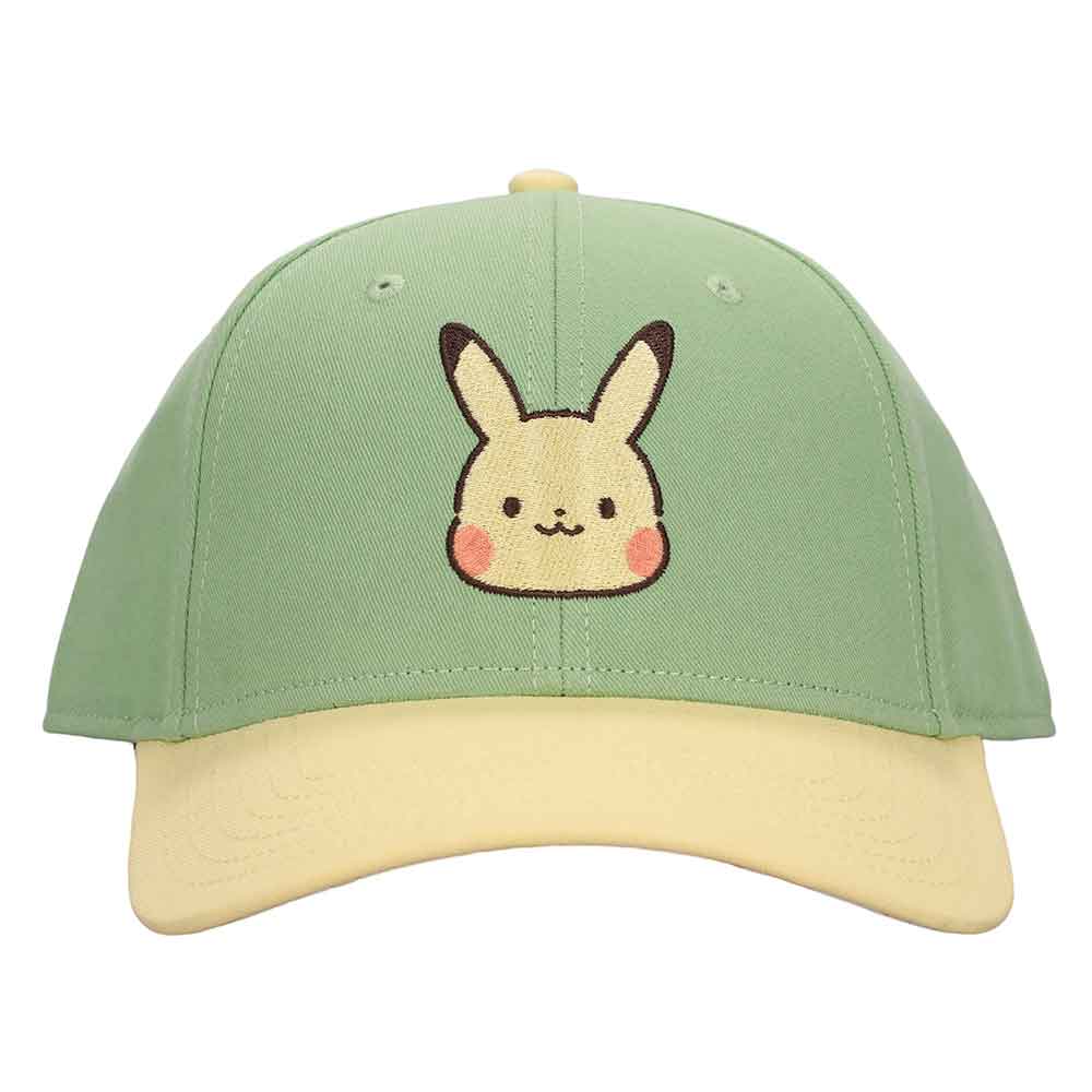 Pikachu Chibi Embroidered Contrast Hat