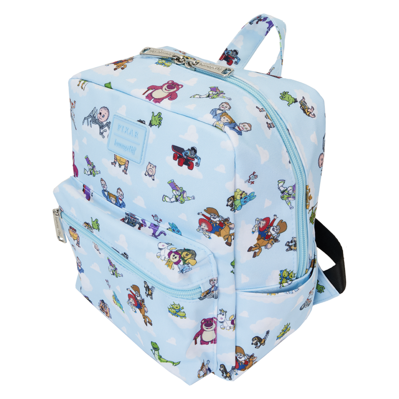 Loungefly Toy Story Movie Collab All-Over Print Nylon Square Mini Backpack