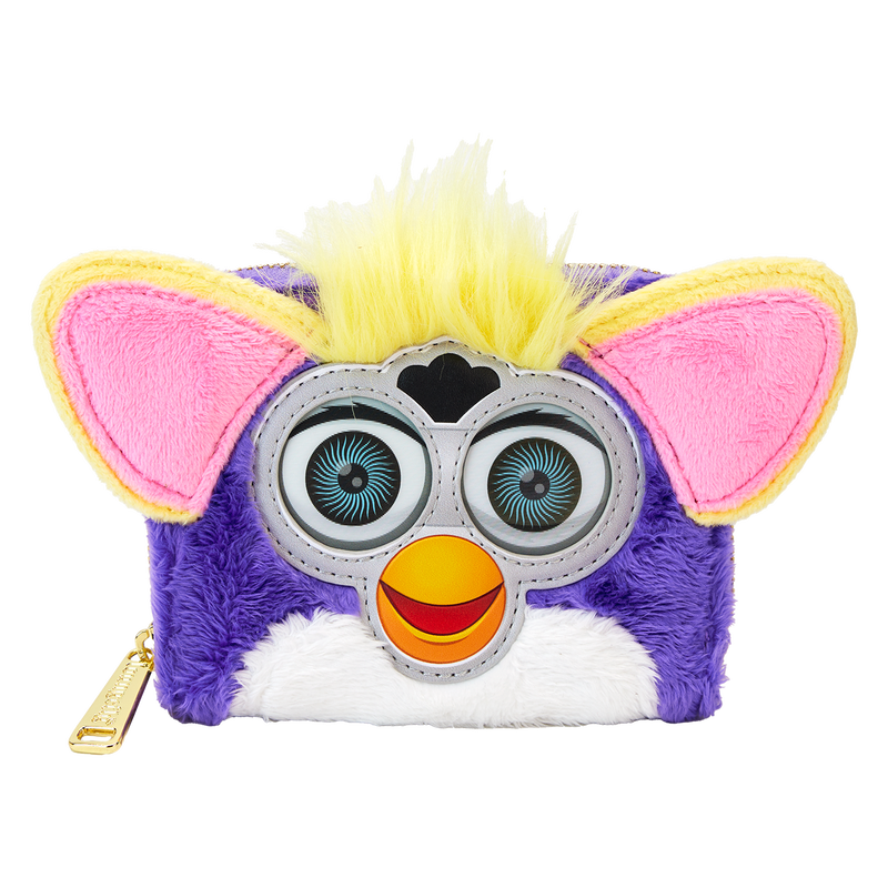 Furby Plush Cosplay Lenticular Zip Around Wallet