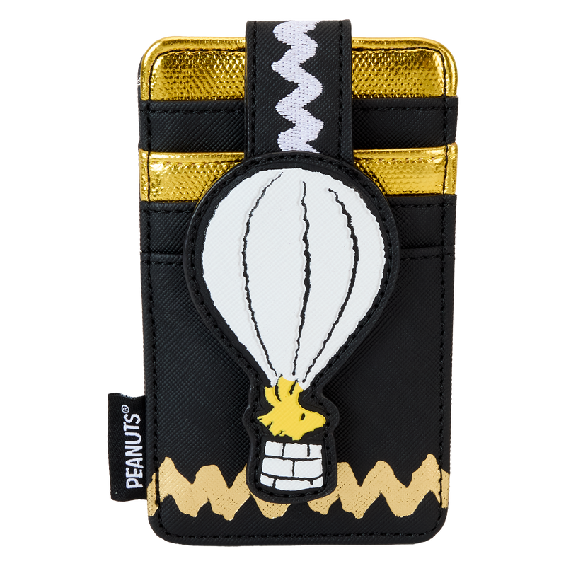 LOUNGEFLY Peanuts 75th Anniversary Woodstock Hot Air Balloon Card Holder