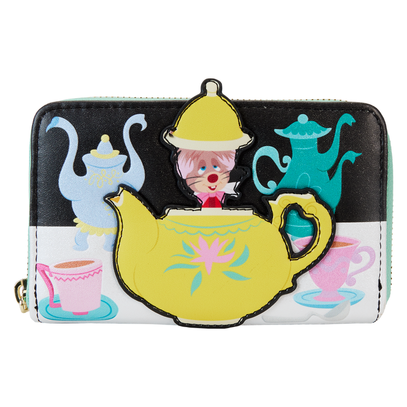 Loungefly Alice in Wonderland Unbirthday Zip Around Wallet