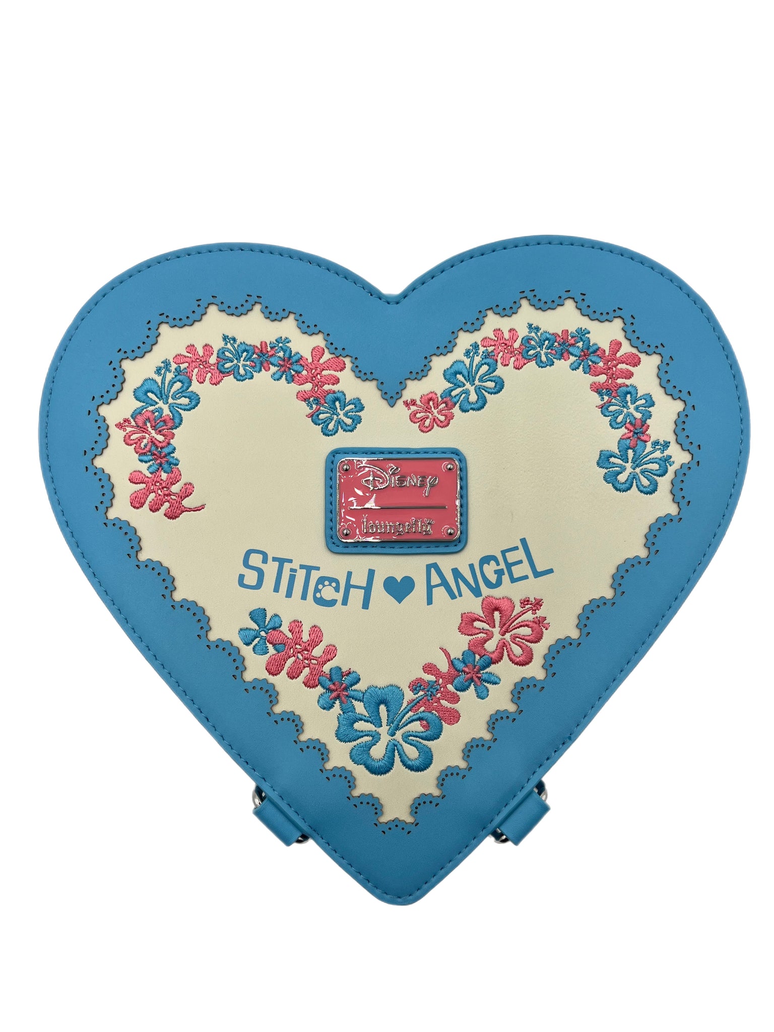 New Her Universe Disney Lilo and Stitch Confetti Heart Crossbody Bag Purse  Angel