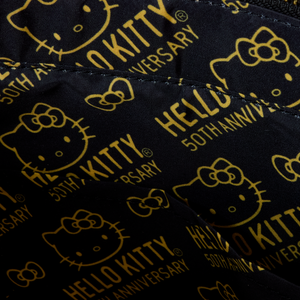 LOUNGEFLY SANRIO 50TH ANNIVERSARY GOLD TOTE BAG