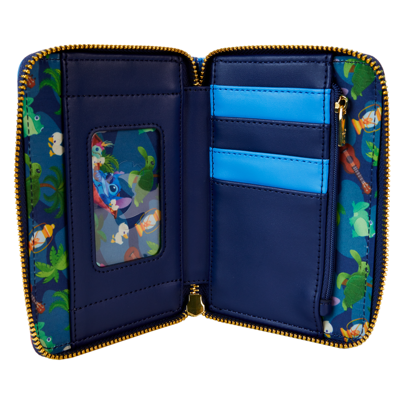 Stitch Camping Cuties Zip Around Wallet