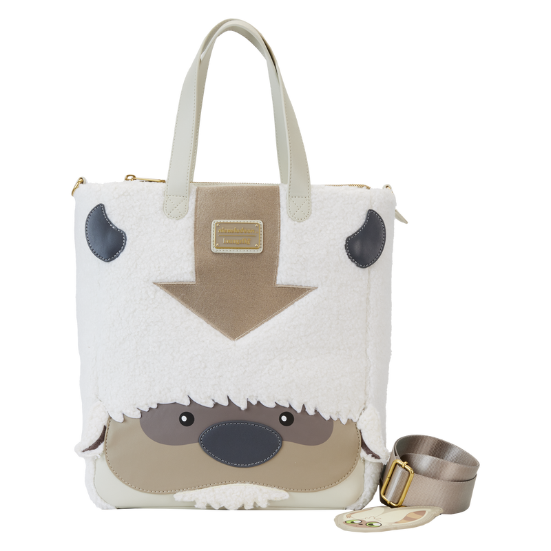 Loungefly NICKELODEON AVATAR THE LAST AIRBENDER APPA COSPLAY TOTE WITH MOMO CHARM