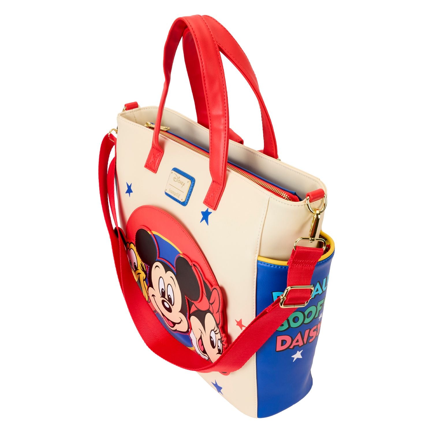 LOUNGEFLY DISNEY MICKEY AND FRIENDS CONVERTIBLE BACKPACK