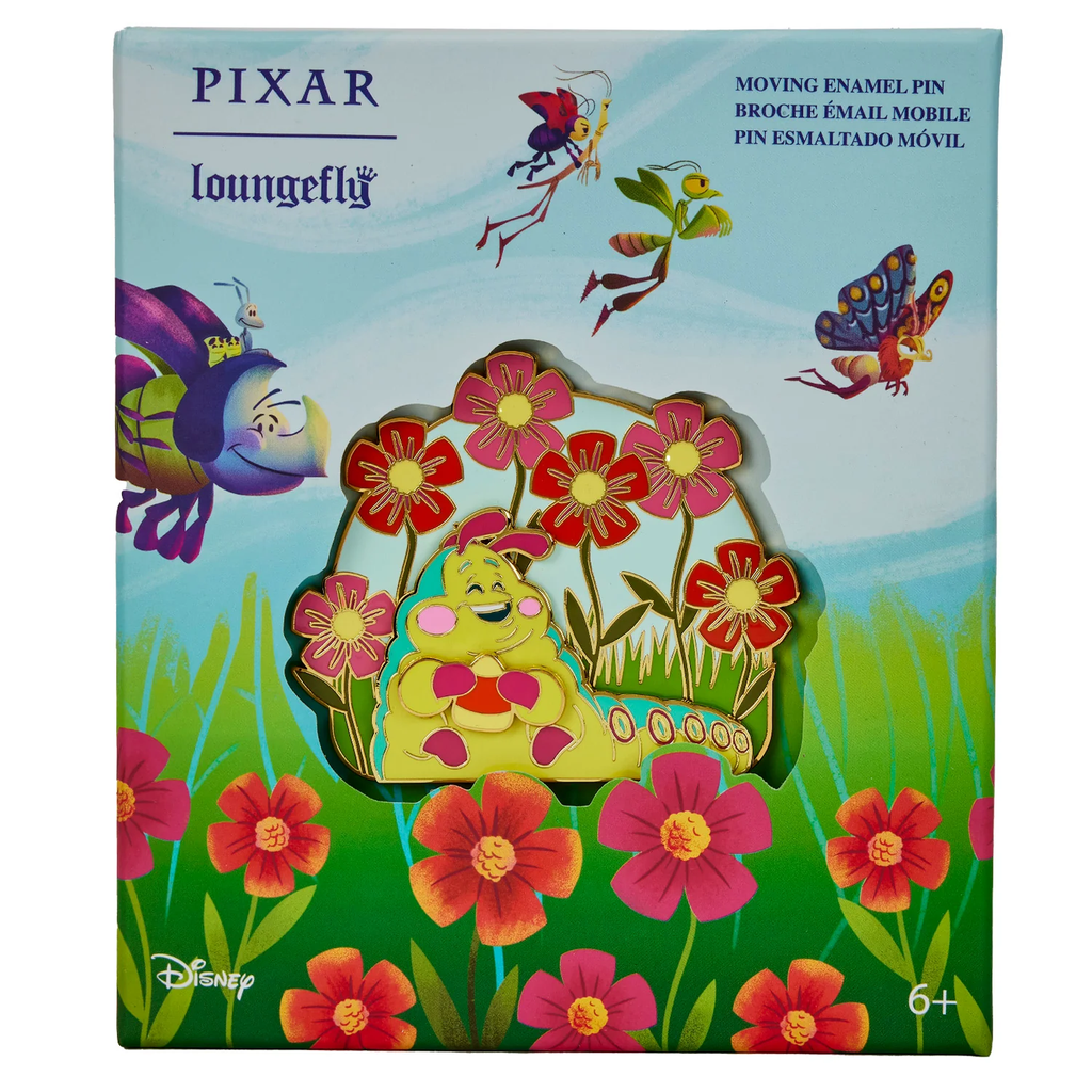 Loungefly Pixar A Bug's Life Heimlich Flowers 3" Collector Box Pin