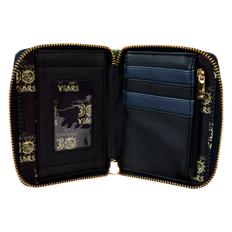 The Lion King 30th Anniversary Hakuna Matata Silhouette Zip Around Wallet