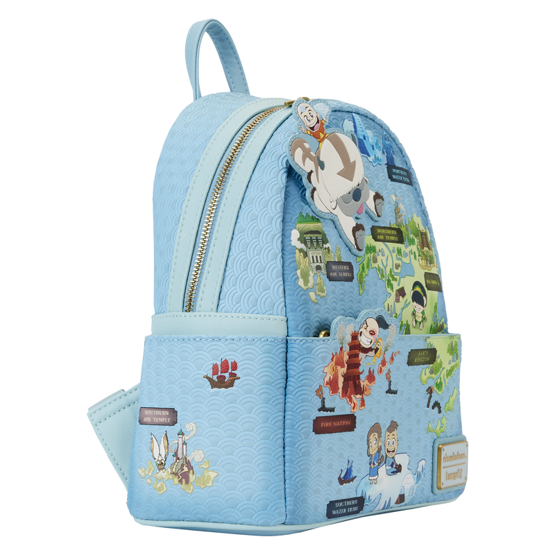 Loungefly Avatar: The Last Airbender Map of the Four Nations Mini Backpack