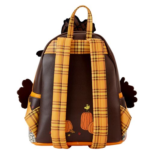 LOUNGEFLY PEANUTS SNOOPY SCARECROW COSPLAY MINI BACKPACK