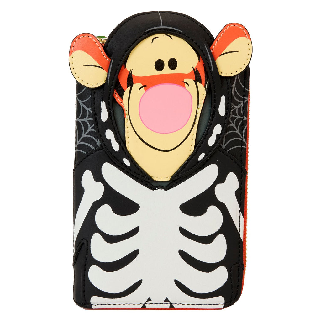 LF DISNEY WTP SKELETON TIGGER ZIP AROUND WALLET