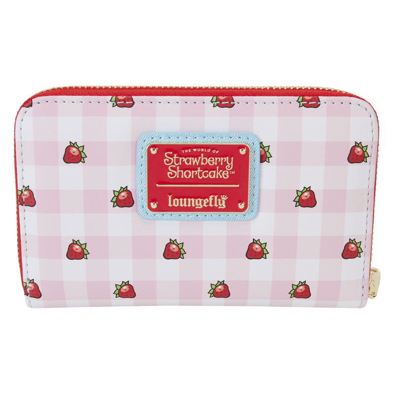 Loungefly Strawberry Shortcake Denim Zip Around Wallet