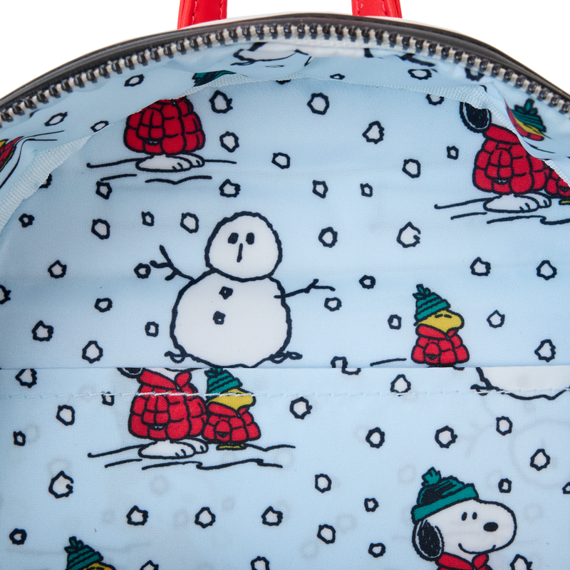 Loungefly Peanuts Snoopy Snow Day Mini Backpack