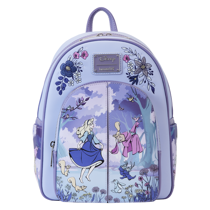 Sleeping Beauty 65th Anniversary Floral Scene Mini Backpack