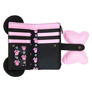 Minnie Mouse Floral Rock The Dots Flap Wallet