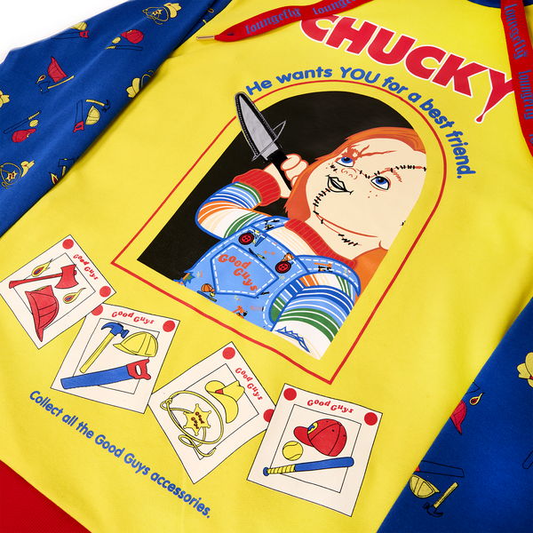 Loungefly UNIVERSAL CHILDS PLAY CHUCKY HOODED SWEATSHIRT