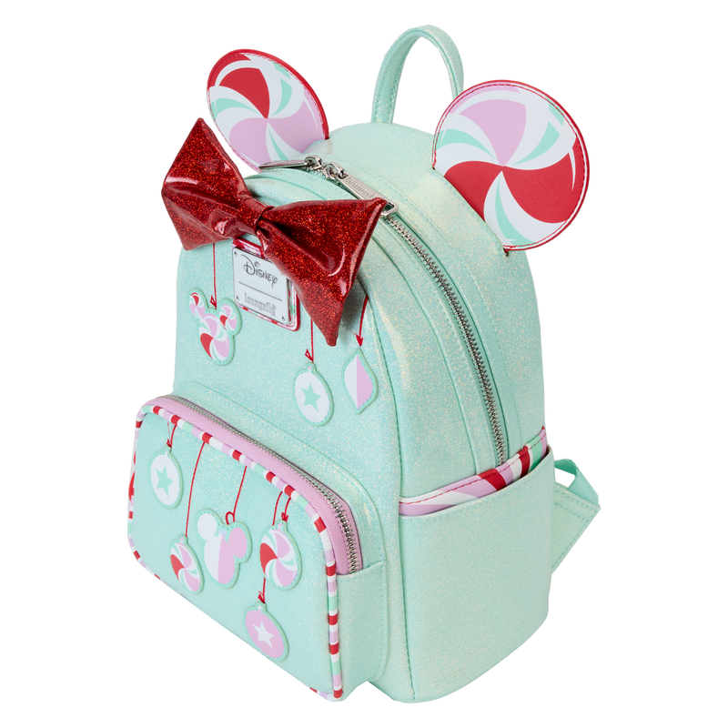 Loungefly Minnie Mouse Peppermint Ornaments Mini Backpack