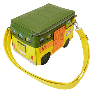 Loungefly Teenage Mutant Ninja Turtles 40th Anniversary Party Wagon Figural Crossbody Bag NEW