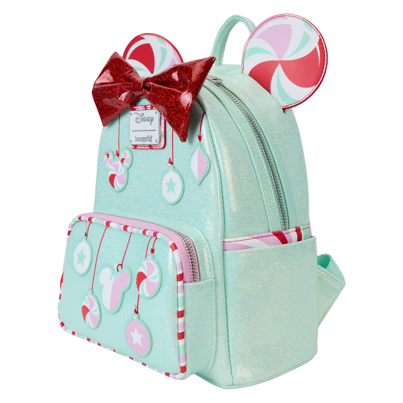 Loungefly Minnie Mouse Peppermint Ornaments Mini Backpack