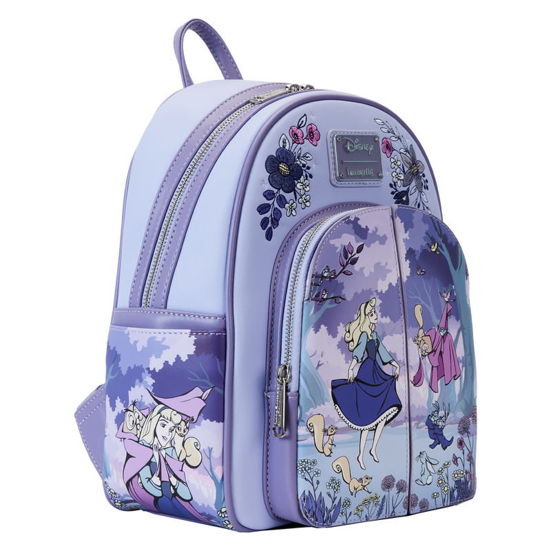 Sleeping Beauty 65th Anniversary Floral Scene Mini Backpack