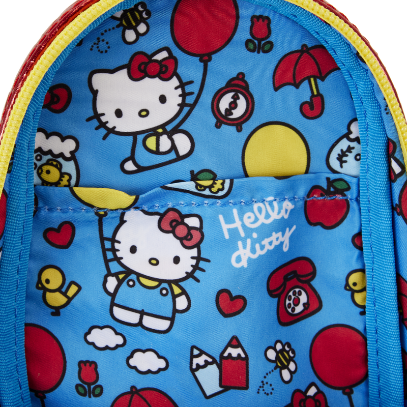 Loungefly STATIONARY SANRIO HELLO KITTY 50TH ANNIVERSARY CLASSIC MINI BACKPACK PENCIL CASE