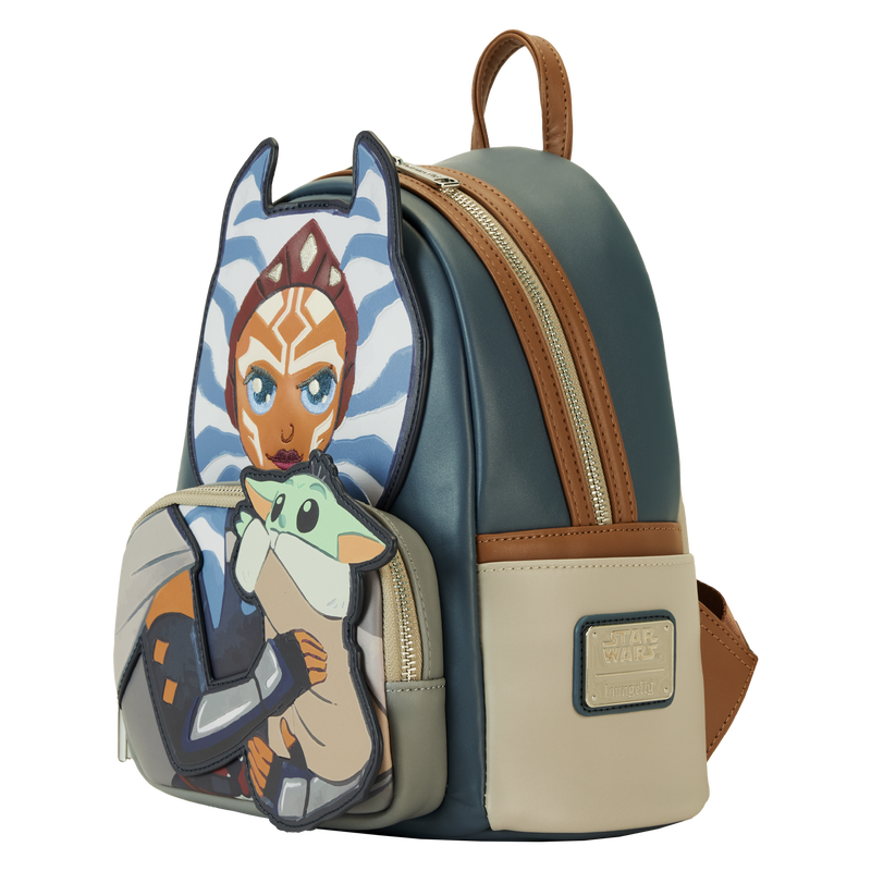 Loungefly The Mandalorian Ahsoka & Grogu Precious Cargo Mini Backpack