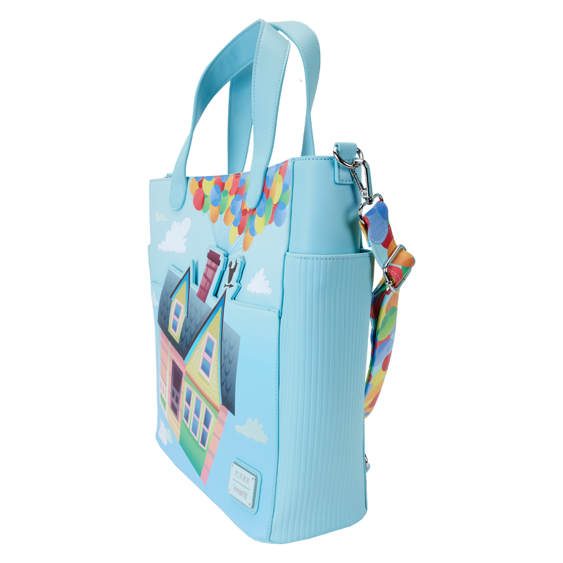 Loungefly Up 15th Anniversary Balloon House Convertible Backpack & Tote Bag