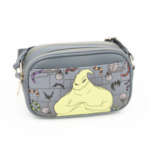 Oogie Boogie Double Zipper Crossbody/Shoulder Bag