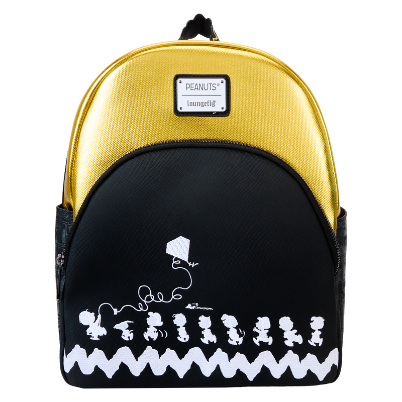 LOUNGEFLY Peanuts 75th Anniversary Peanuts Gang Flying Kite Mini Backpack