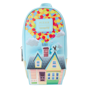Loungefly Up 15th Anniversary Balloon House Stationery Mini Backpack Pencil Case