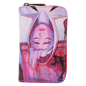 Loungelfy Spider-Verse Spider-Gwen Zip Around Wallet